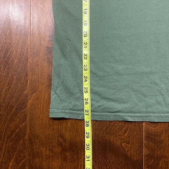 Gildan DARE Drug Program Georgia Sheriff Office Dog Tag Army Green Tee Large - Picture 6 of 7